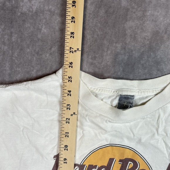 Hard Rock Cafe Shirt Adult Extra Large White Graphic New Orleans Mens - Picture 3 of 4